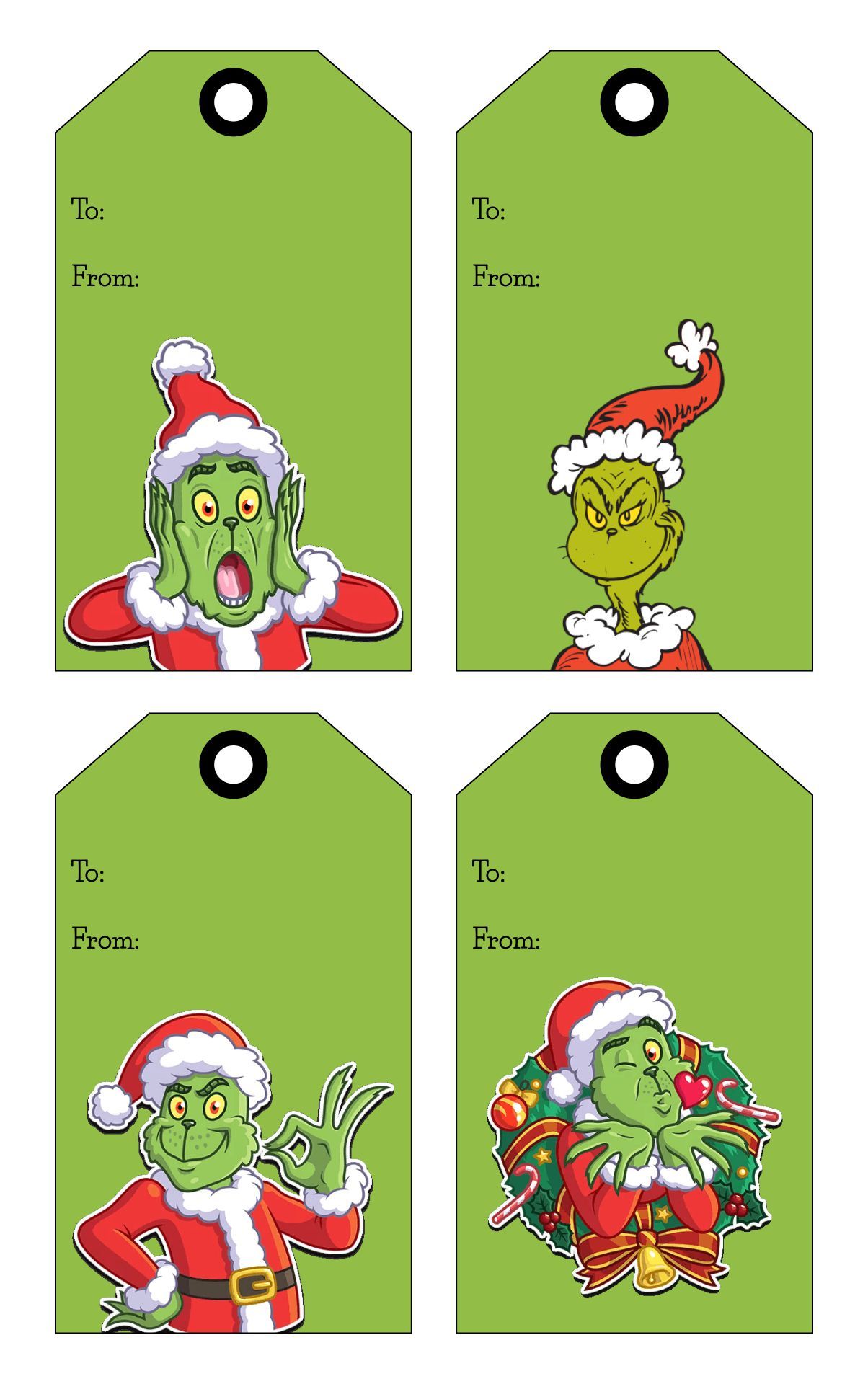 10 Best Grinch Pills Printable Tags