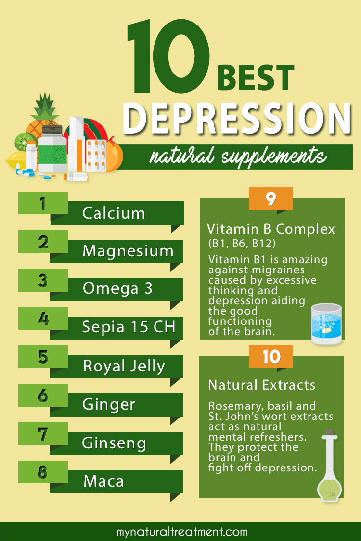 10 Best Natural Supplements For Depression