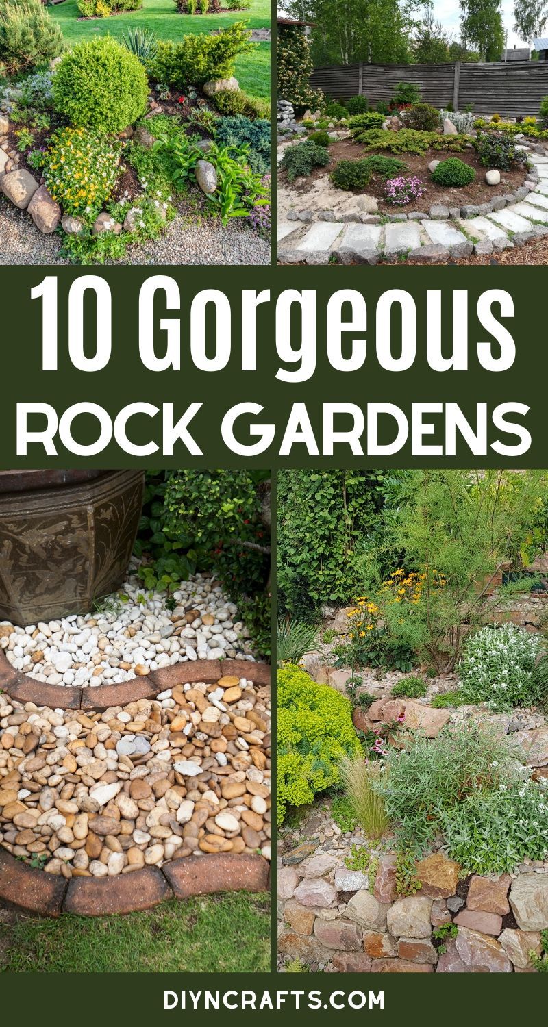 10 Gorgeous And Easy DIY Rock Gardens
