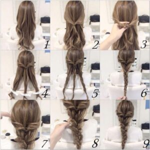 10 Quick and Easy Hairstyles (Step,by,step) Images