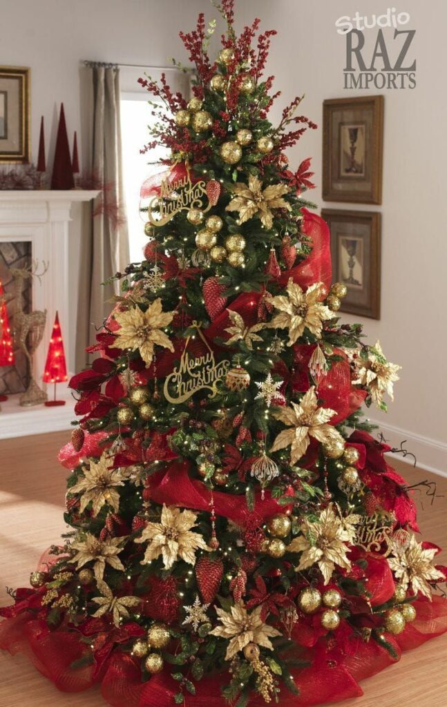 10 Of The Best Red Christmas Tree Ideas
