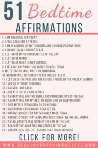 100 Positive Sleep Affirmations for a Restful Night (+Free Printable) Images