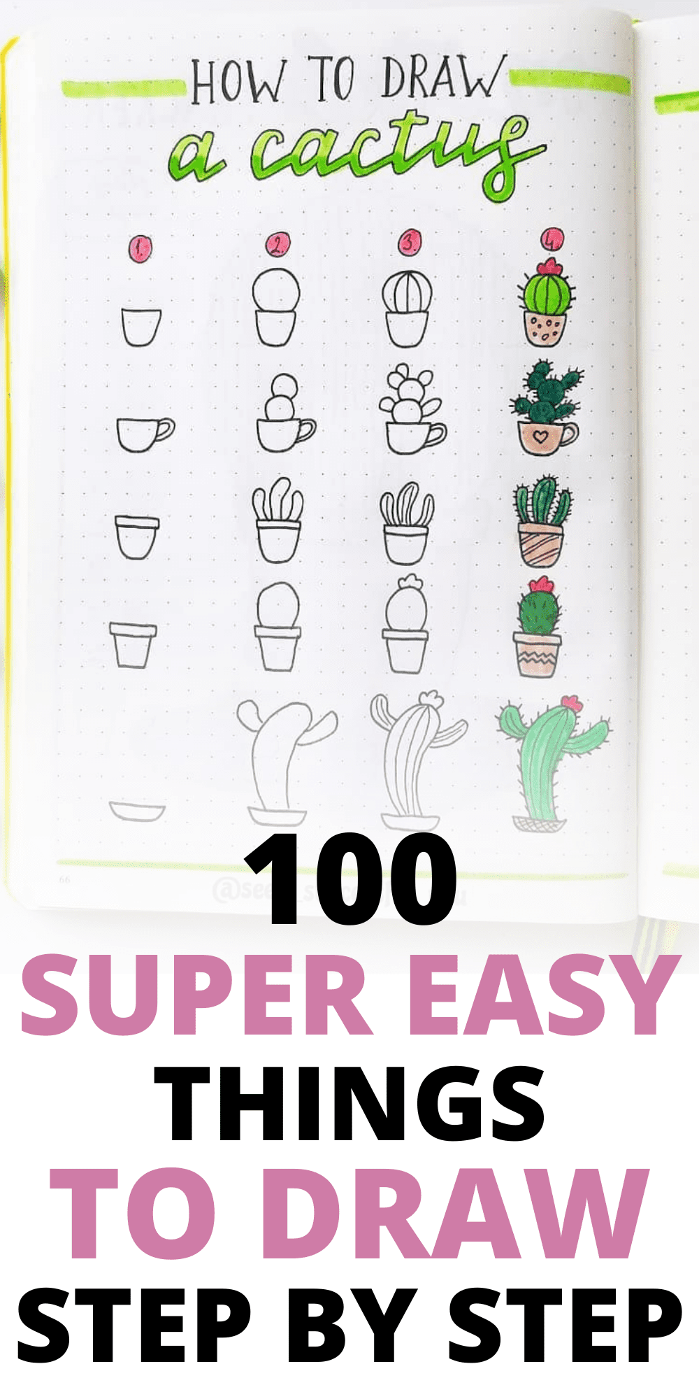 100 Super Easy Things To Draw and Doodle
