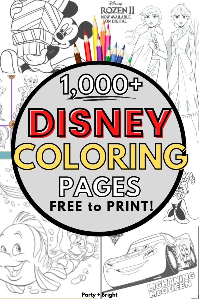 1000 Free Disney Coloring Pages Images