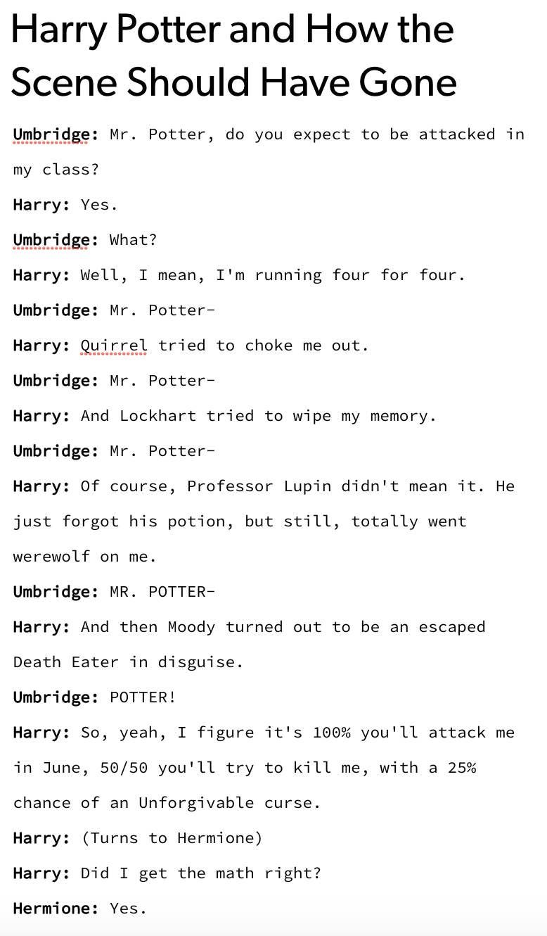 102 Of The Best “Harry Potter” Jokes To Ever Exist
