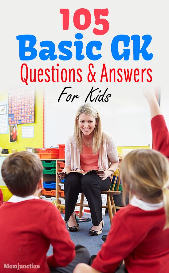 105 General Knowledge Gk Questions Answers For Kids Images