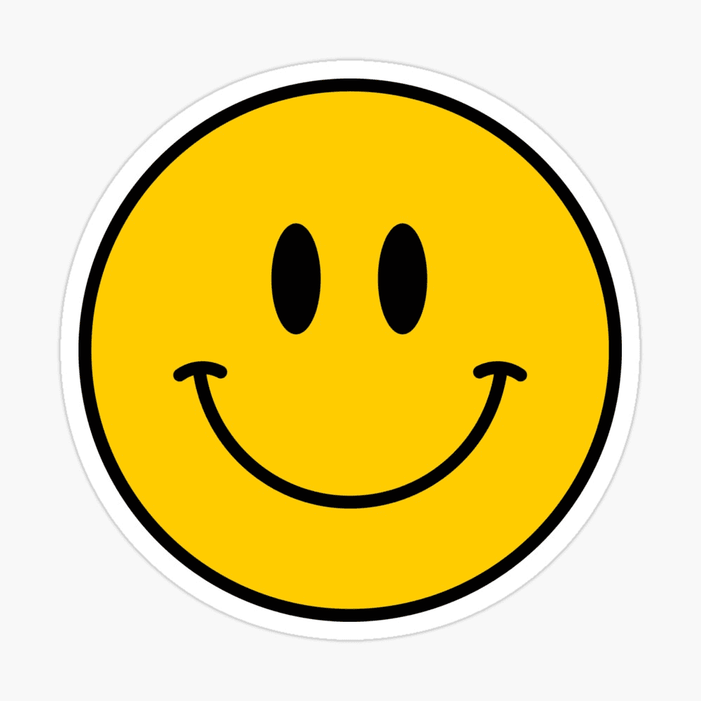 107 Tangerine Yellow Yandex Happy Face Smiley