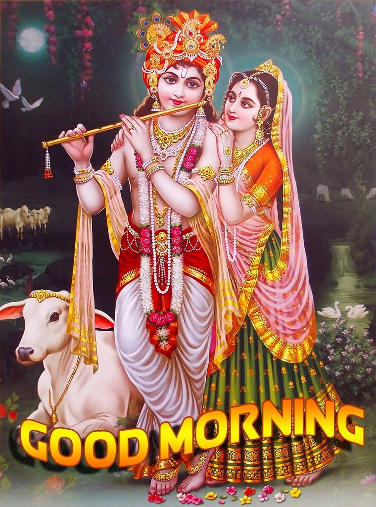 112 Radha Krishna Good Morning Images