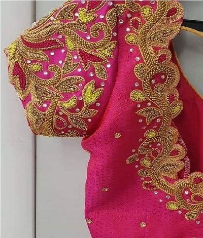 115 Latest Maggam Work Blouse Designs for (,): Images ,