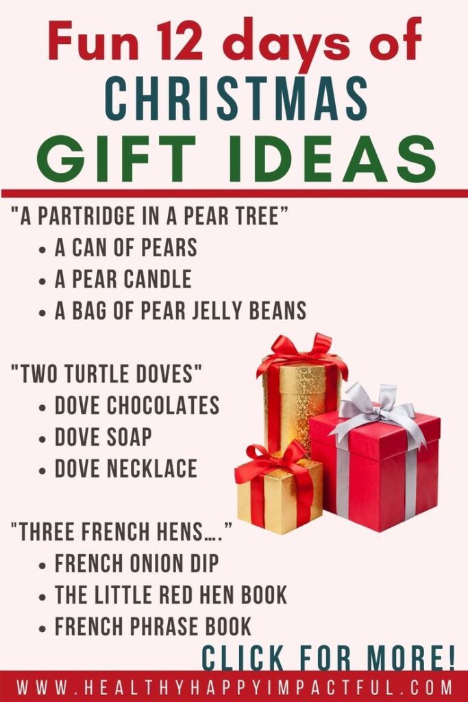 12 Days Of Christmas Gift Ideas For Kids And Adults