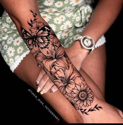 120 Classy And Girly Half-Sleeve Tattoo Ideas For Women