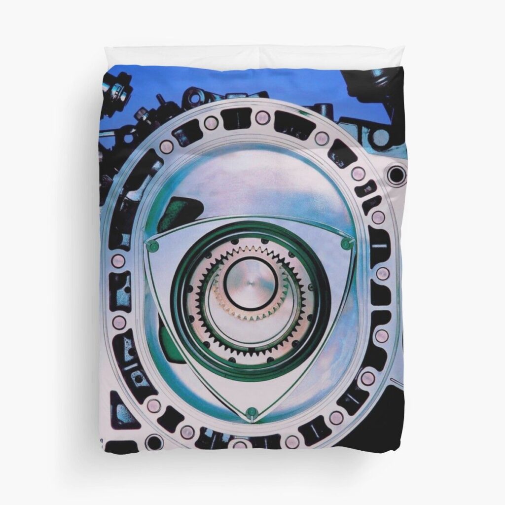 13B Dew - The Rotary Beast Duvet Cover By Shanilhasantha
