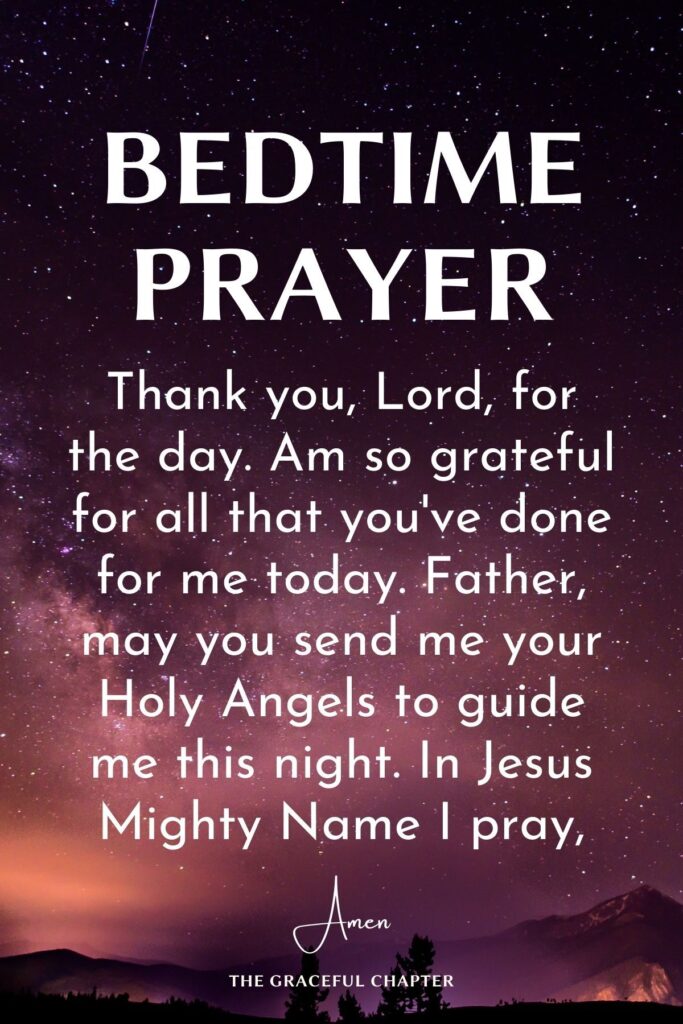 14 Short Bedtime Prayers For A Good Night'S Sleep - The Graceful Chapter
