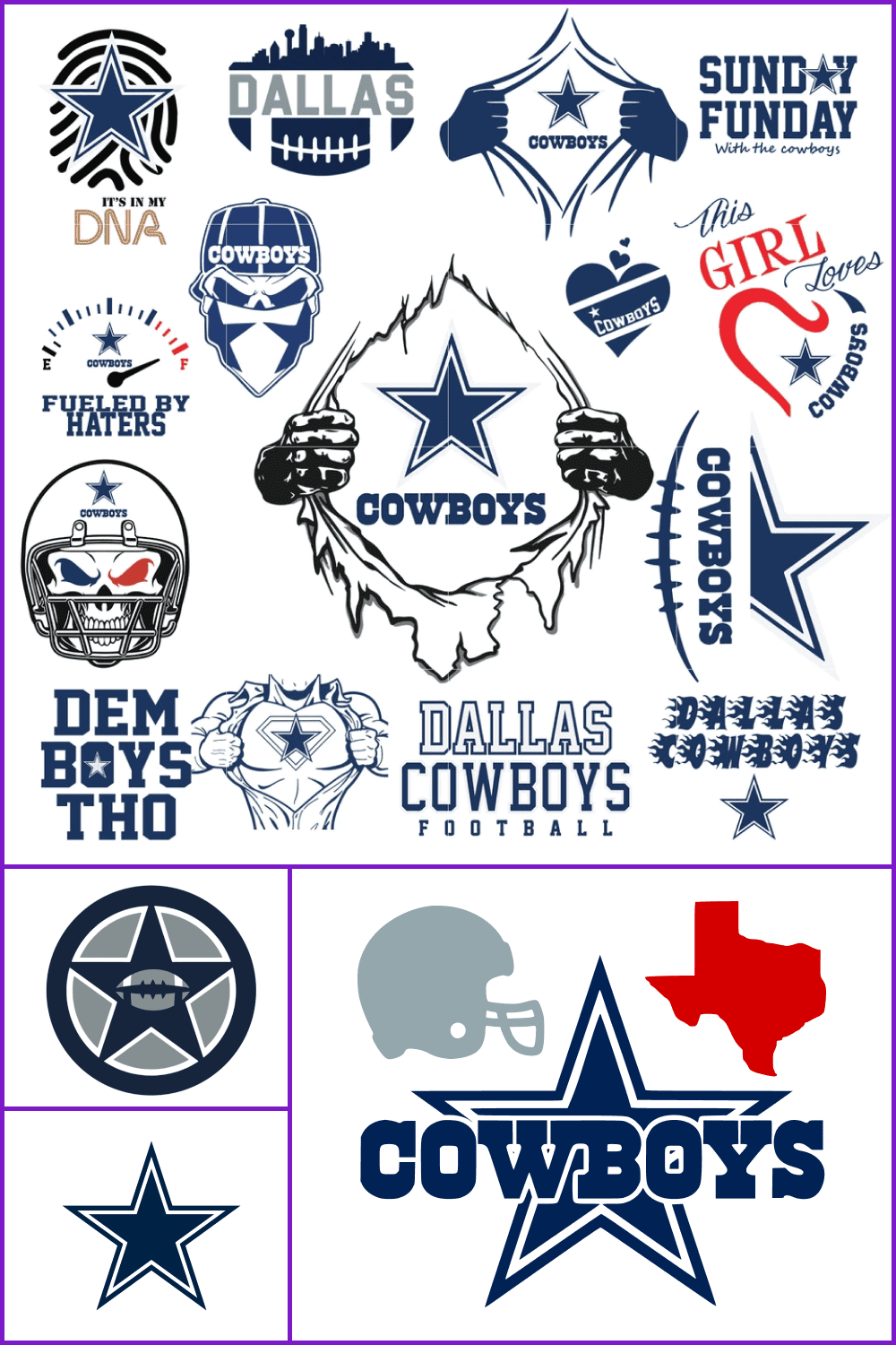 15+ Best Free Dallas Cowboys SVG