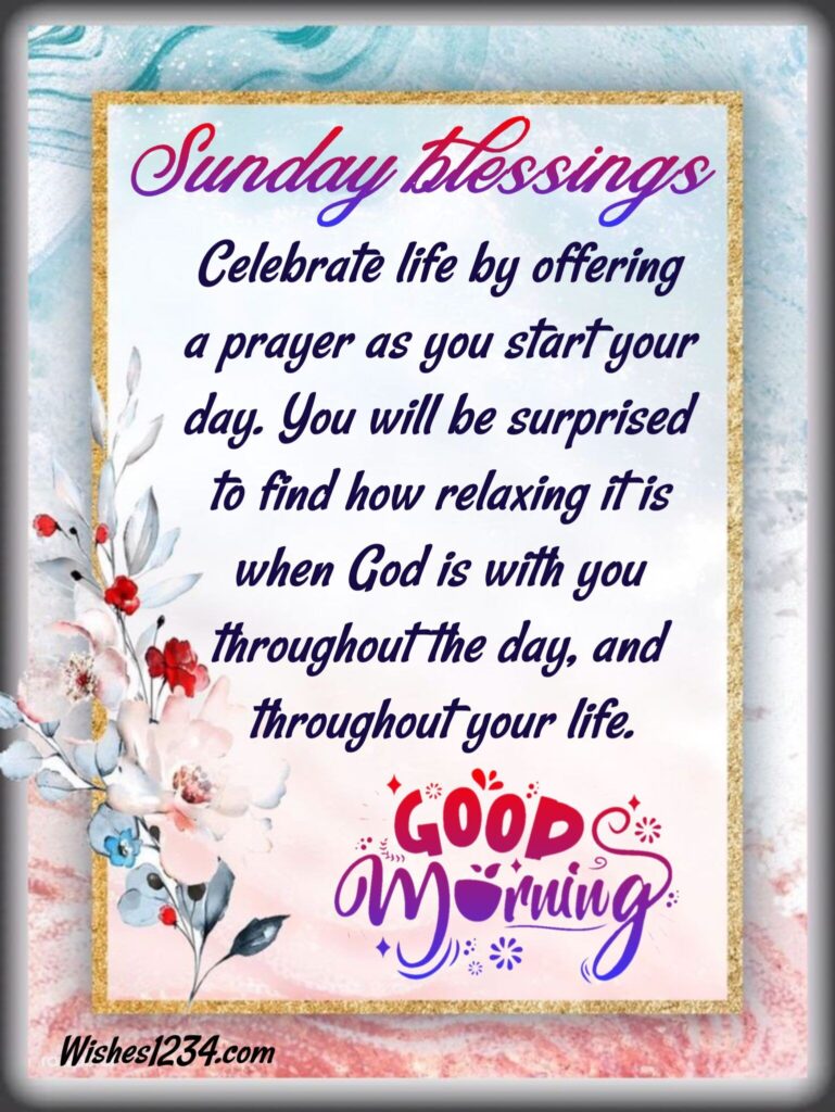 150 Sunday Blessings Quotes S And Short Prayers Images