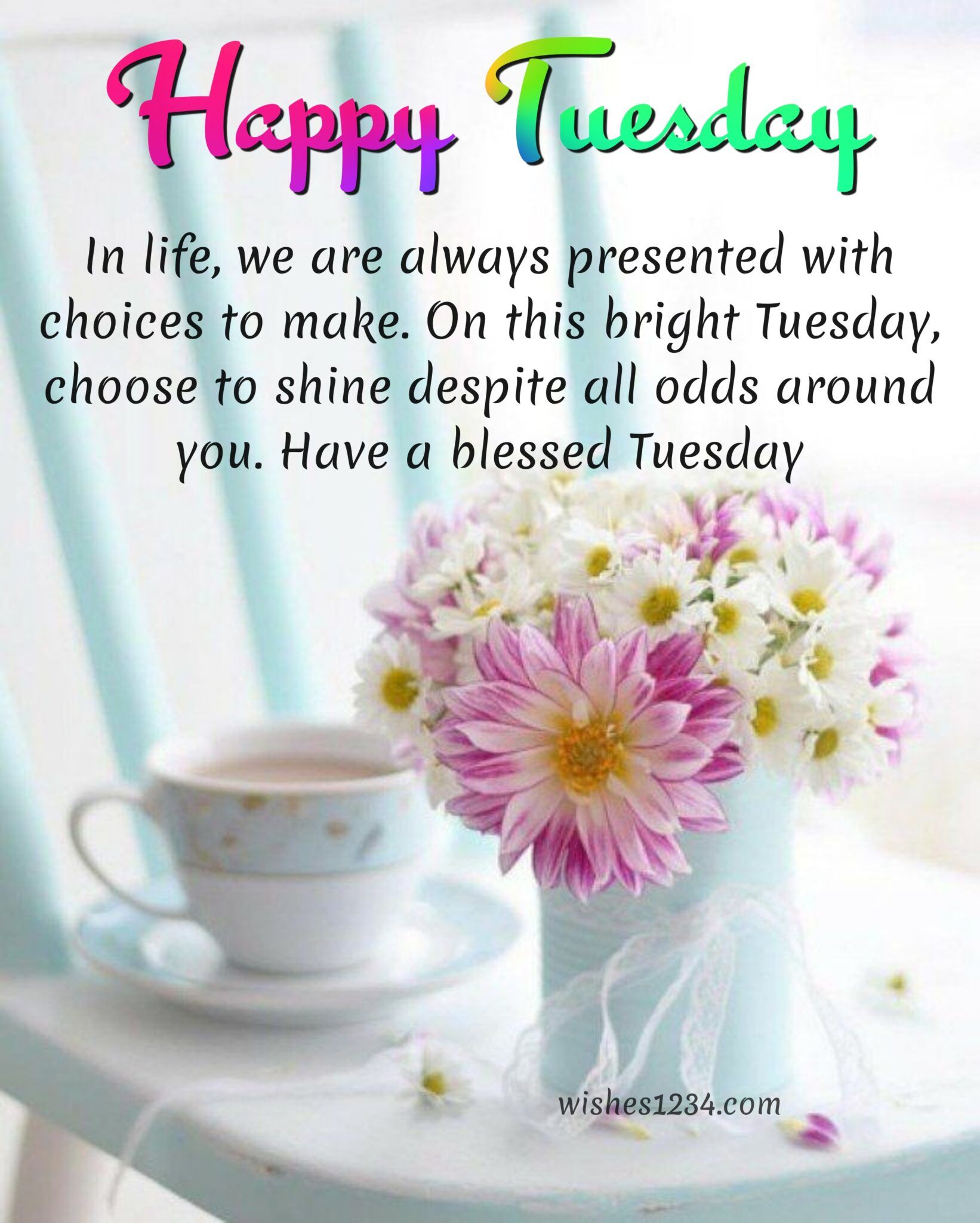 Happy Tuesday blessings and quotes