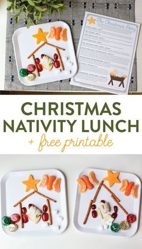 The Christmas Story Nativity Lunch (and FREE Printable) by The