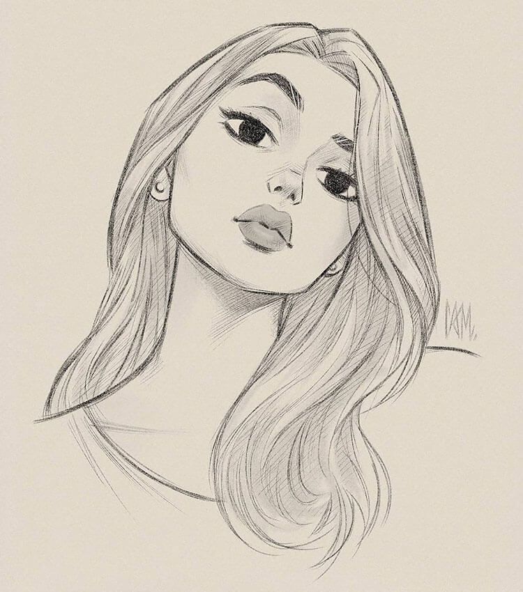 17 Cool Girl Drawing Ideas and References