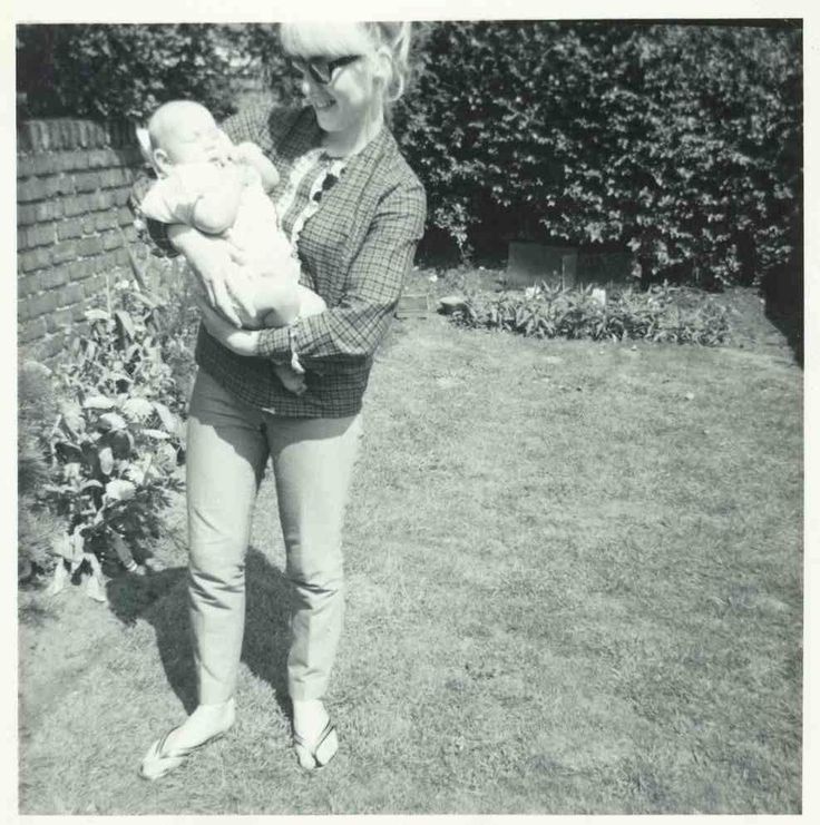 1963 Cynthia Lennon Holding Julian Lennon.