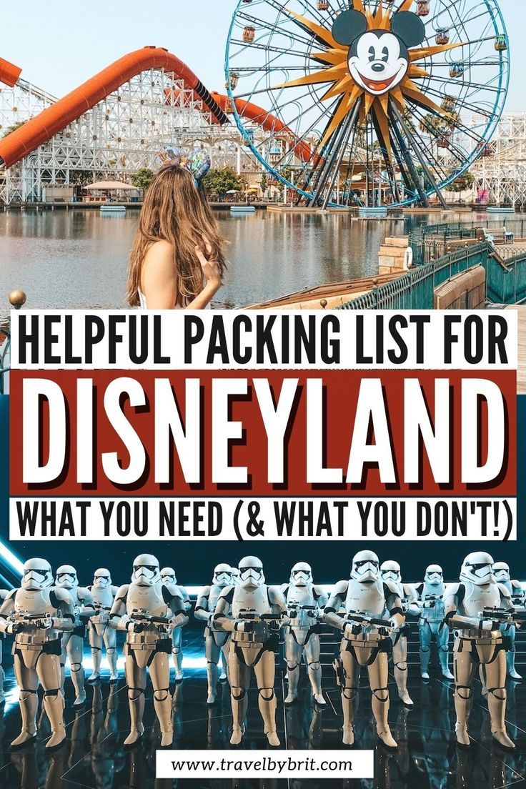 20 Essential Items For Your Disneyland Packing List | Travel