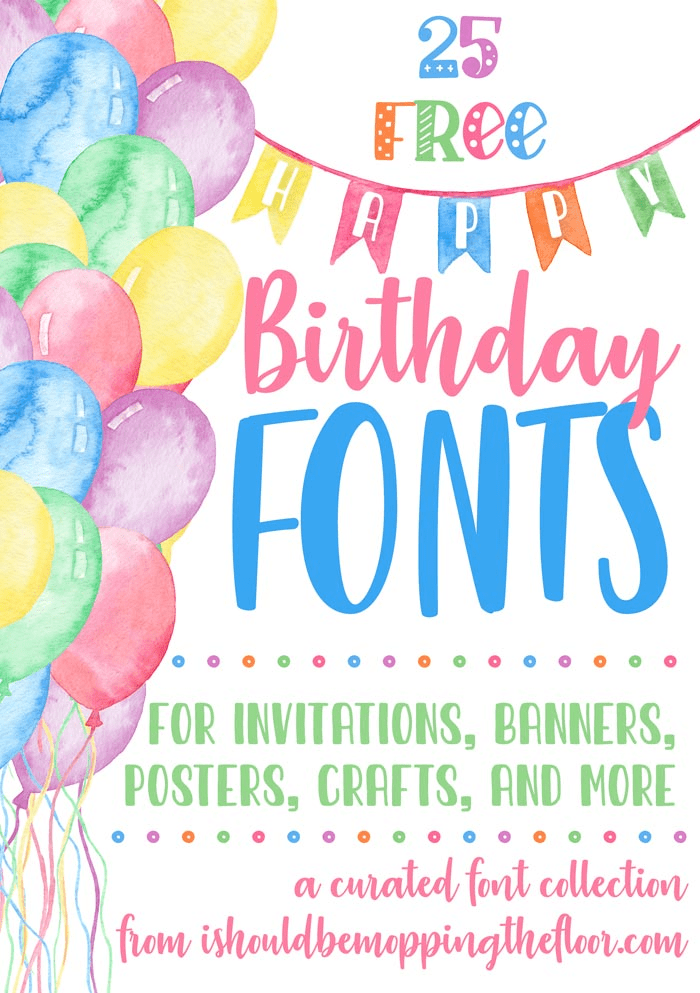 25 Free Happy Birthday Font ,s HD Wallpaper