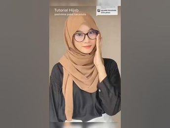 3 Hijab Style With Glasses Hijab Hijabstyle Hijabtutorial Hijabers Short