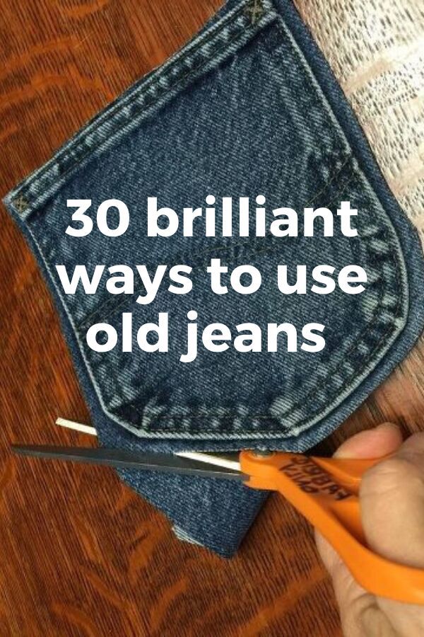 30 Ways Reuse Old Jeans Diy Craft Ideas Images
