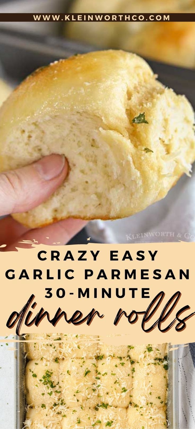 30,Minute Garlic Parmesan Dinner Rolls HD Wallpaper