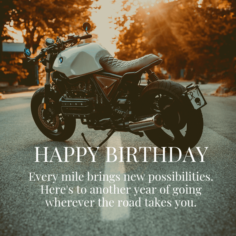31 Happy Birthday Motorcycle Memes Quotes Sayings Bahs