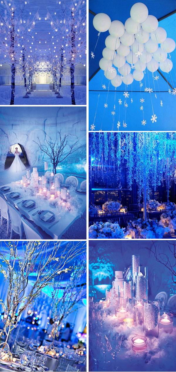 35 Breathtaking Winter Wonderland Inspired Wedding Ideas - EWI