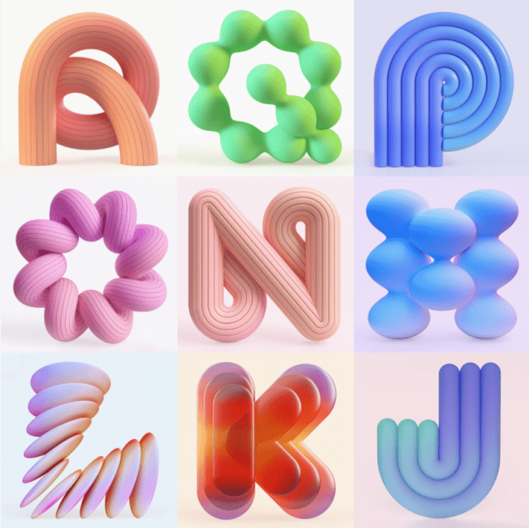 3D Typography Trend Brings Together Type And Digital Artistry