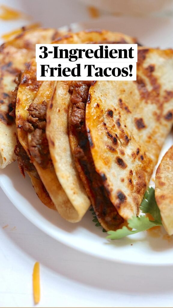 3Ingredient Fried Tacos Images
