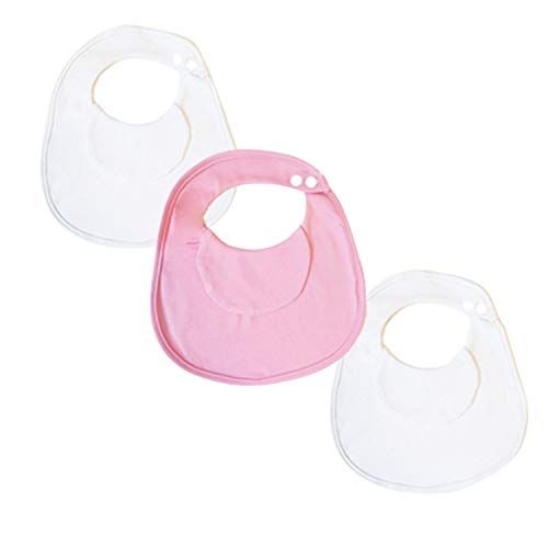 3-Pack Baby Bibs Dribble Catcher Bibs for Drooling,Teething and Stained Baby Clo