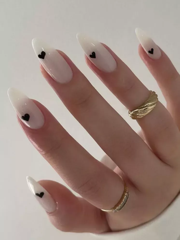 45+ Classy Black and White Nails to Try ASAP | Kbeauty Addiction