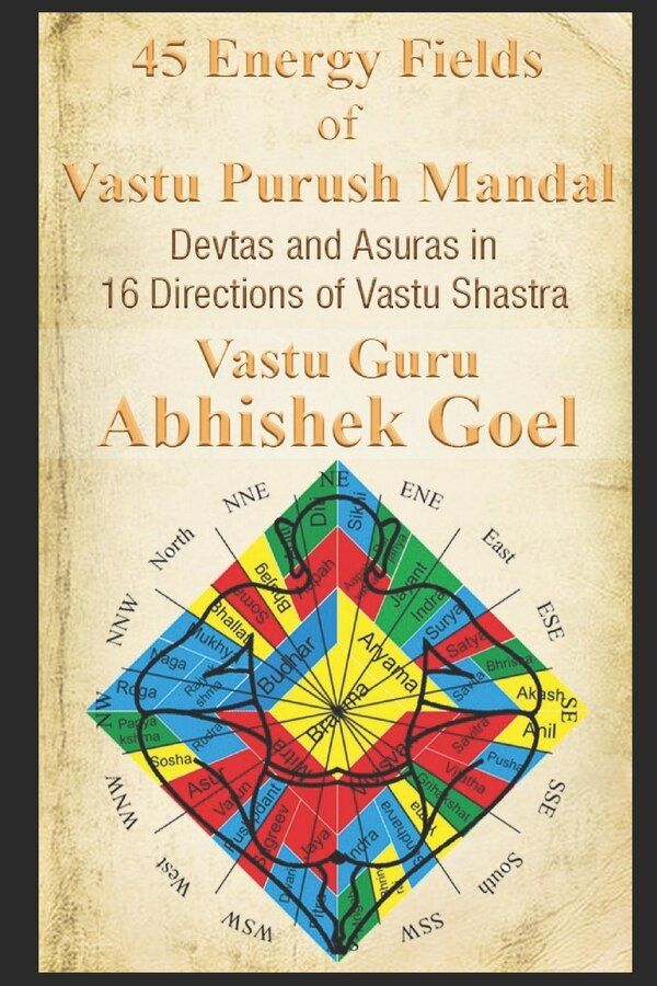 45 Energy Fields Of Vastu Purush Mandal By Vastu Guru Abhishek Goel Paperback |