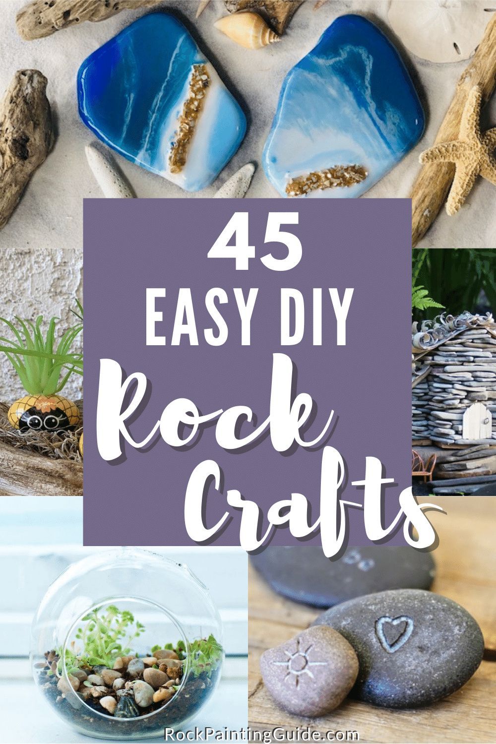45 Fun Rock Crafts for Adults and Kids!