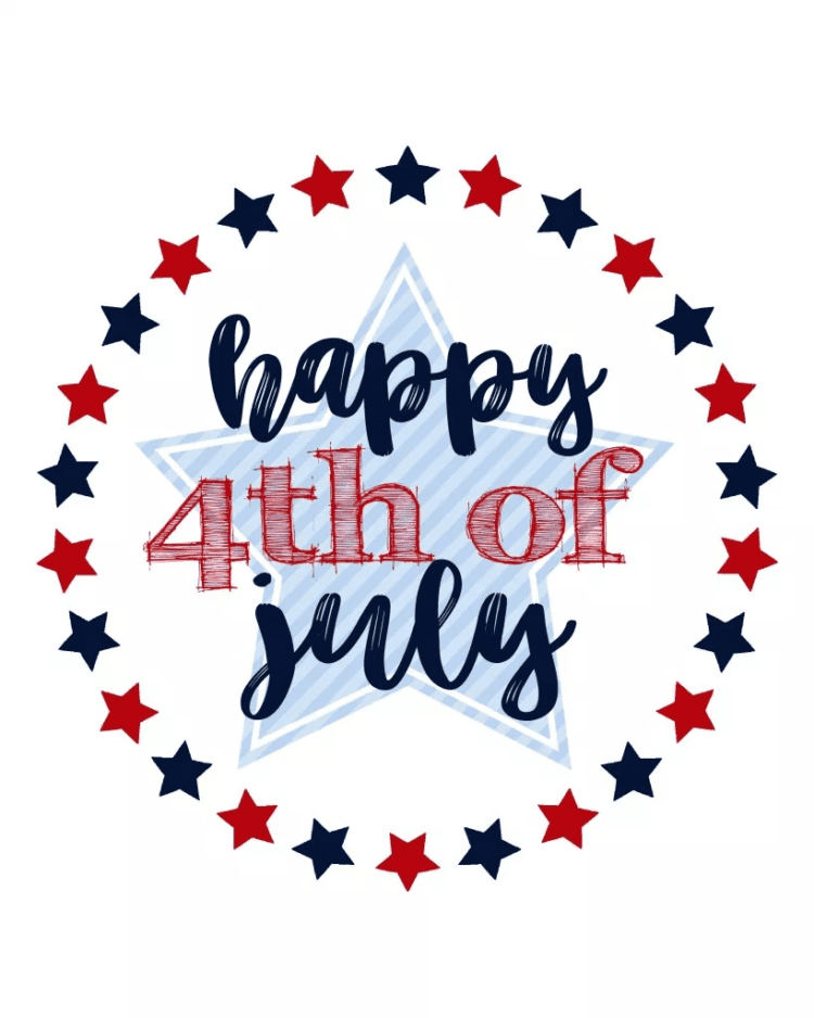 4Th Of July Printables Free Printable Sign Images