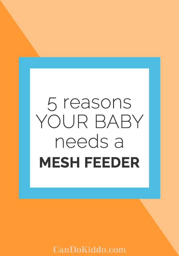 5 Reasons Your Baby Needs A Mesh Feeder Cando
