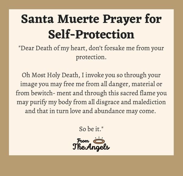 5 Santa Muerte Prayers For Protection: For Beginners