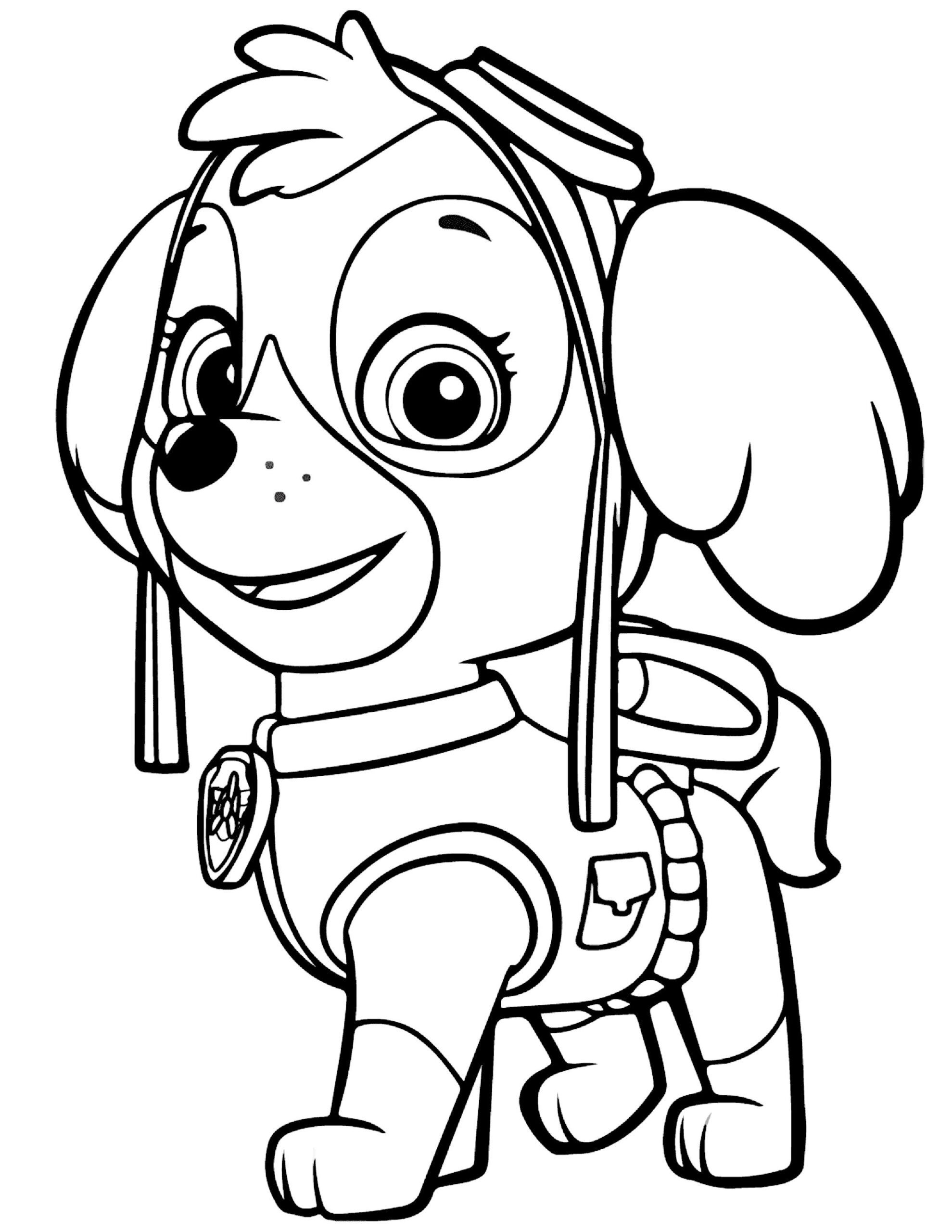 50+ Paw Patrol Coloring Pages For Kids