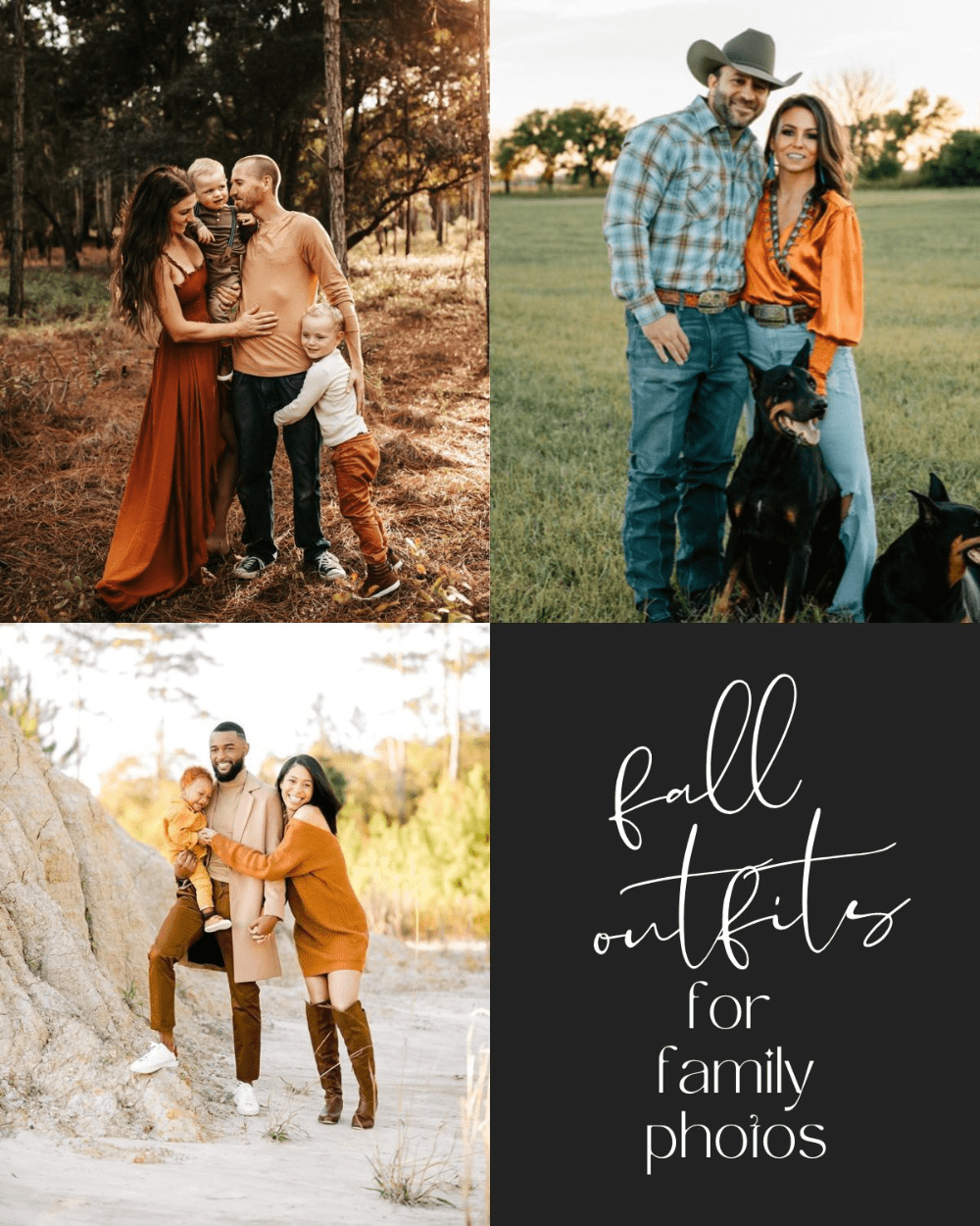61 Outdoor Fall Family Picture Outfit Ideas - ljanestyle