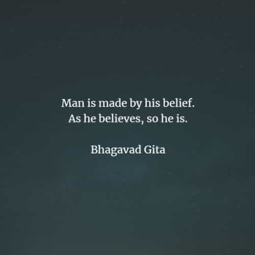 65 Famous Quotes And Sayings By Bhagavad Gita Images