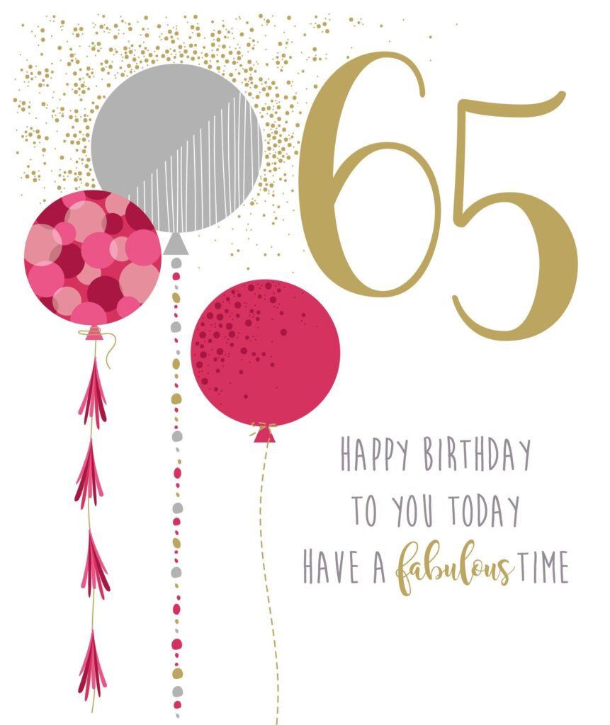 65Th Birthday Images
