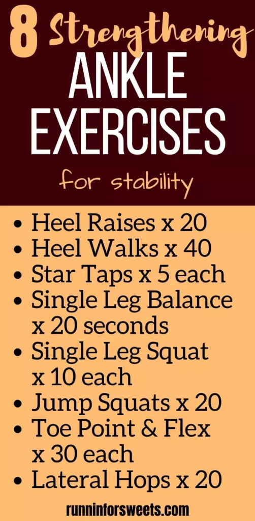 8 Ankle Strengthening Exercises For Optimal Stability | Runnin’ For Sweets