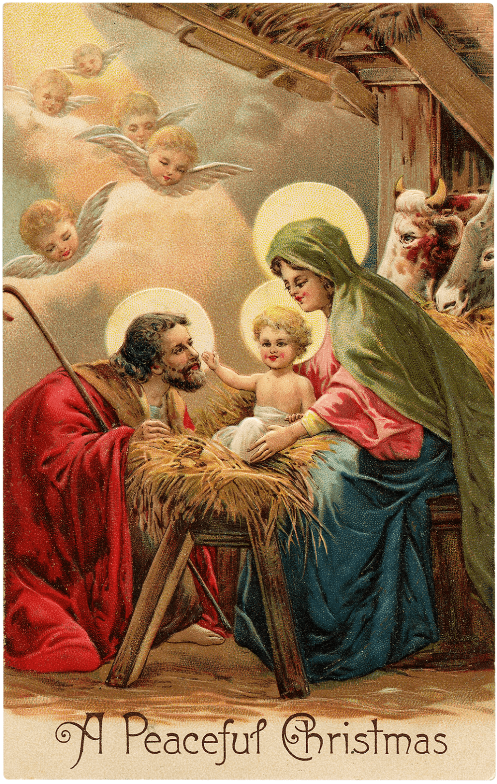 9 Merry Christmas Nativity Images!