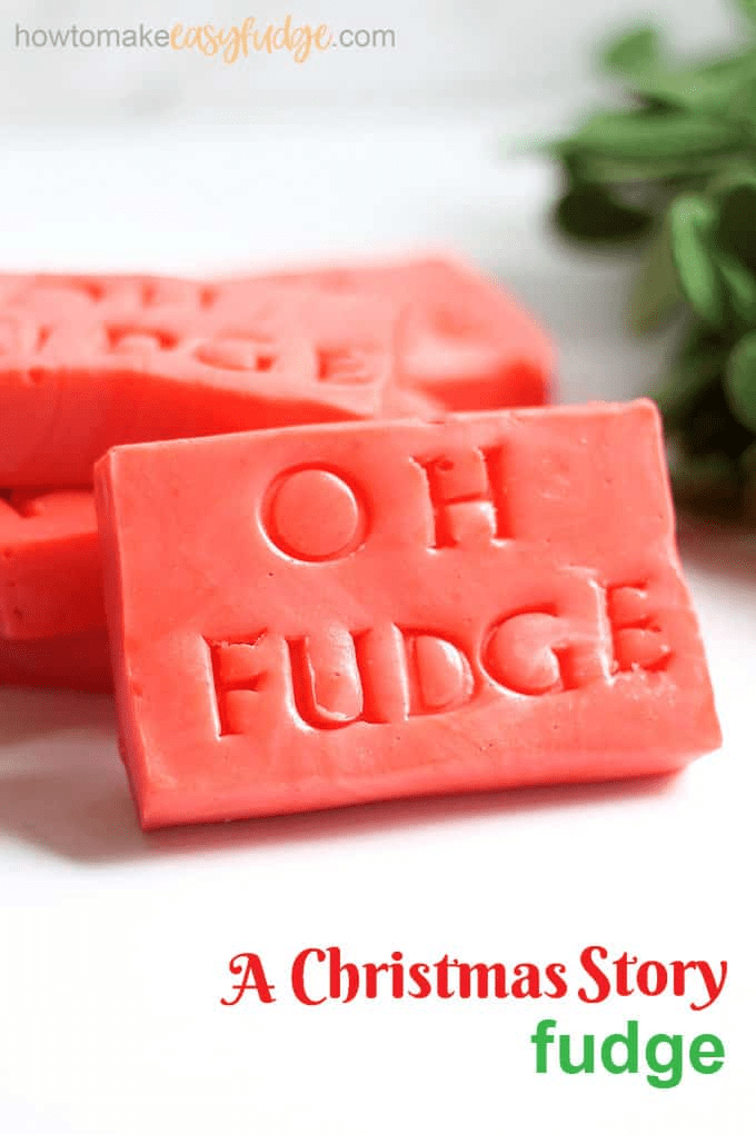A Christmas Story fudge -- fun and easy "soap" fudge recipe
