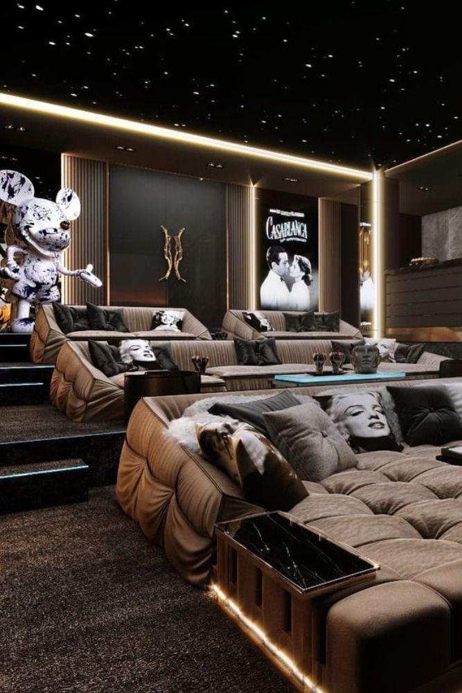 A Cinema Room To Die For HD Wallpaper