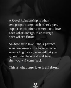 A Good Relationship is when  two people accept each other’s past, true love is a HD Wallpaper