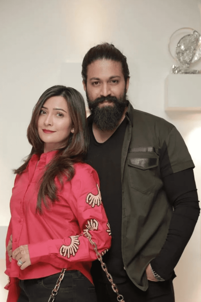 Actor Yash And Wife Radhika Pandit Images