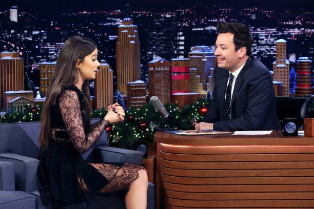 Actress Hailee Steinfeld During An Interview With Host Jimmy Fallon